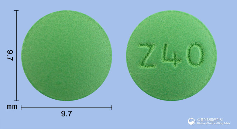 징카민정40mg(은행엽건조엑스)(수출명 : 징카프란정)