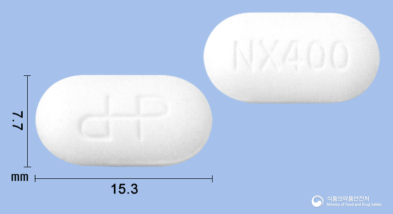 유리스코정400밀리그람(노르플록사신)(수출용)(수출명:DAE HWA NORFLOXACIN 400mg)